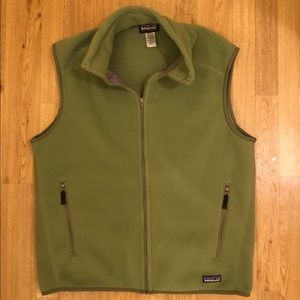 Men Patagonia Fleece Vest Size Large